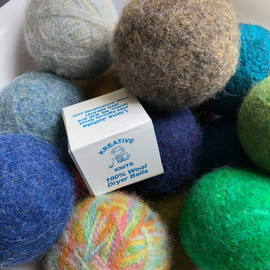 Wool Felt Dryer Balls - Set of Three