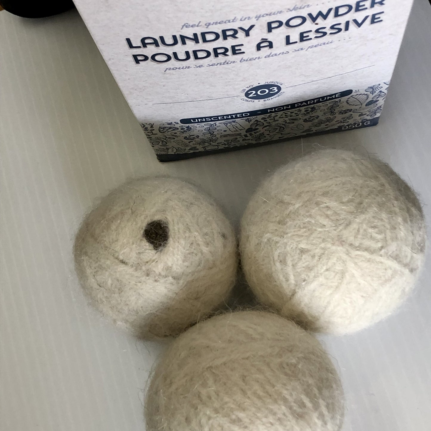 Wool Felt Dryer Balls - Set of Three